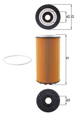 MAHLE ORIGINAL OX 1293D Číslo výrobce: 72519000. EAN: 4057635183321.