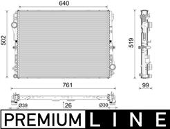 MAHLE ORIGINAL CR 2604 000P