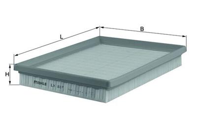 MAHLE ORIGINAL LX 887 Číslo výrobce: 78437410. EAN: 4009026103357.