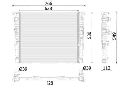 MAHLE ORIGINAL CR 2630 000P Číslo výrobce: 16477110. EAN: 4057635199407.