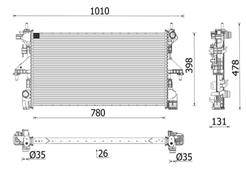 MAHLE ORIGINAL CR 2631 000P