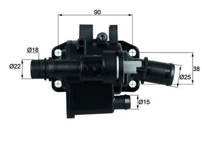 MAHLE ORIGINAL TH 42 83 Číslo výrobce: 72347001. EAN: 4009026932056.