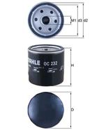 MAHLE ORIGINAL OC 232