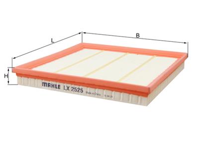 MAHLE ORIGINAL LX 2525 Číslo výrobce: 72551462. EAN: 4009026724385.