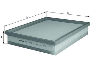 MAHLE ORIGINAL LX 1817 Číslo výrobce: 70325948. EAN: 4009026508954.