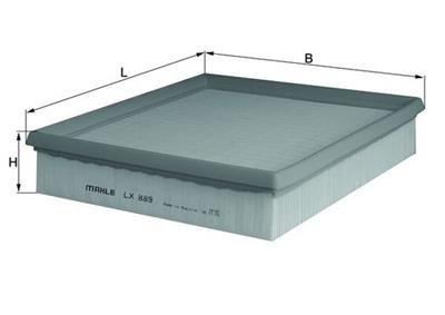 MAHLE ORIGINAL LX 889 Číslo výrobce: 78437451. EAN: 4009026103371.