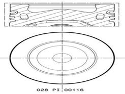 MAHLE ORIGINAL 028 PI 00116 000
