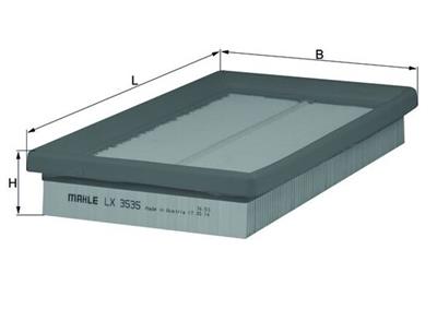 MAHLE ORIGINAL LX 3535 Číslo výrobce: 72338530. EAN: 4009026929032.