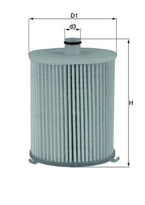 MAHLE ORIGINAL KX 245/4D Číslo výrobce: 70567766. EAN: 4009026885185.