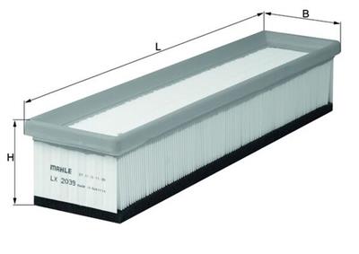 MAHLE ORIGINAL LX 2039 Číslo výrobce: 70370249. EAN: 4009026604120.