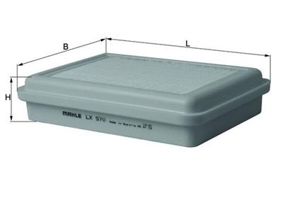 MAHLE ORIGINAL LX 570 Číslo výrobce: 78749707. EAN: 4009026031889.