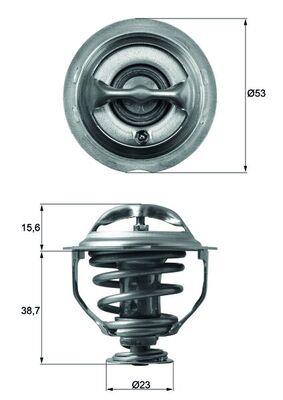 MAHLE ORIGINAL TX 117 95D Číslo výrobce: 72352159. EAN: 4009026933299.