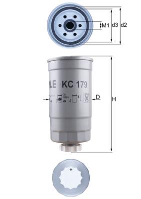 MAHLE ORIGINAL KC 179 Číslo výrobce: 76671457. EAN: 4009026409831.