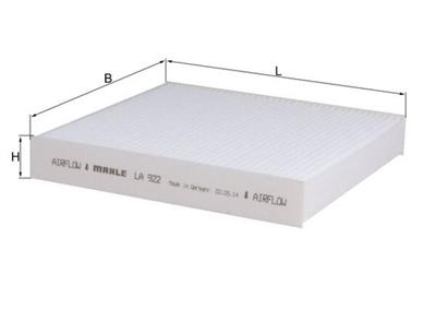 MAHLE ORIGINAL LA 922 Číslo výrobce: 72347797. EAN: 4009026932353.