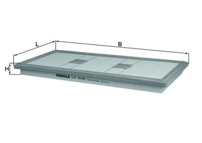 MAHLE ORIGINAL LX 3140 Číslo výrobce: 70589190. EAN: 4009026918883.