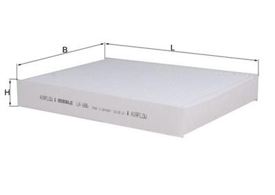 MAHLE ORIGINAL LA 686 Číslo výrobce: 72347758. EAN: 4009026932315.