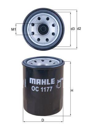 MAHLE ORIGINAL OC 1177 Číslo výrobce: 70596667. EAN: 4009026923252.