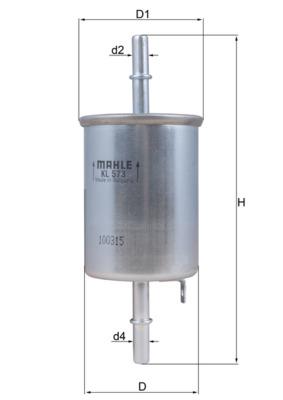 MAHLE ORIGINAL KL 573 Číslo výrobce: 70357533. EAN: 4009026512111.