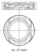 MAHLE ORIGINAL 001 PI 00207 000