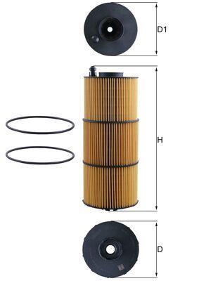 MAHLE ORIGINAL OX 1412D Číslo výrobce: 72560663.