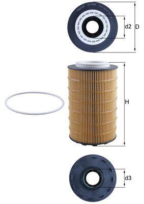 MAHLE ORIGINAL OX 1028D Číslo výrobce: 72565619. EAN: 4009026933022.