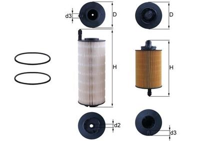 MAHLE ORIGINAL KX 645KIT Číslo výrobce: 72541125.