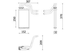 MAHLE ORIGINAL AH 335 000P