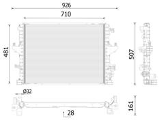 MAHLE ORIGINAL CR 2746 000P