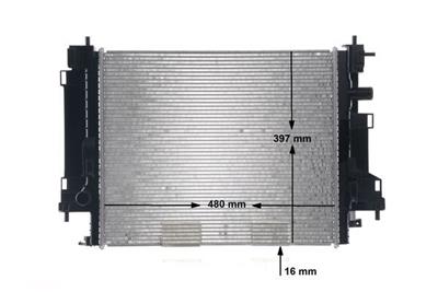 MAHLE ORIGINAL CR 2242 000S Číslo výrobce: 8MK 376 908-694. EAN: 4057635128889.