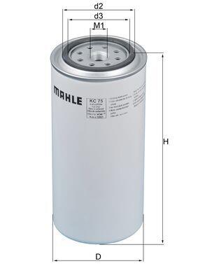 MAHLE ORIGINAL KC 75 Číslo výrobce: 78798738. EAN: 4009026047255.