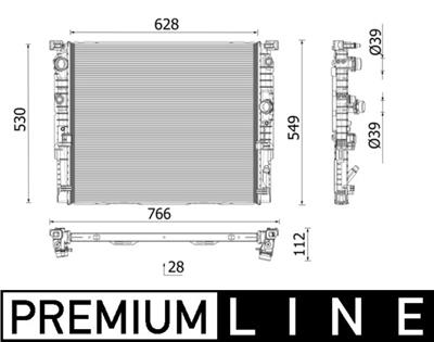 MAHLE ORIGINAL CR 2771 000P Číslo výrobce: 72570753.