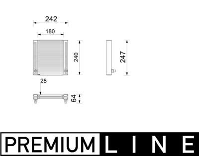 MAHLE ORIGINAL CR 2799 000P Číslo výrobce: 16472525.