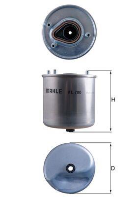 MAHLE ORIGINAL KL 780 Číslo výrobce: 72347845. EAN: 4009026932414.