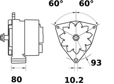 MAHLE ORIGINAL MG 493 Číslo výrobce: 11209021. EAN: 3838922063806.