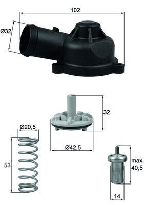 MAHLE ORIGINAL TI 244 83D Číslo výrobce: 72386579. EAN: 4009026951569.