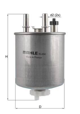 MAHLE ORIGINAL KL 834 Číslo výrobce: 70584133. EAN: 4009026891124.