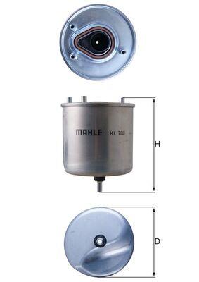 MAHLE ORIGINAL KL 788 Číslo výrobce: 72338933. EAN: 4009026929131.