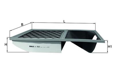 MAHLE ORIGINAL LX 3583 Číslo výrobce: 72350360. EAN: 4009026933091.