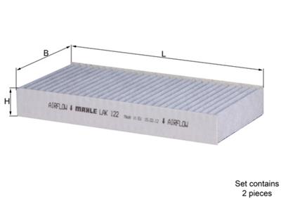 MAHLE ORIGINAL LAK 122/S Číslo výrobce: 70592603. EAN: 4009026927212.