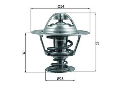 MAHLE ORIGINAL TX 203 88D Číslo výrobce: 72409655. EAN: 4009026958735.