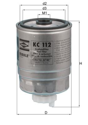 MAHLE ORIGINAL KC 112 Číslo výrobce: 78486078. EAN: 4009026108475.