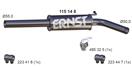 ERNST 115148 - Stredný tlmič výfuku