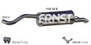 ERNST 115155 - Koncový tlmič výfuku