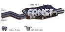 ERNST 283137 - Koncový tlmič výfuku