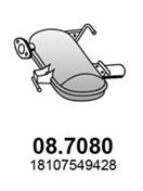 ASSO 08.7080 - Koncový tlmič výfuku