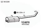 ASSO 12.6070 - Stredný tlmič výfuku