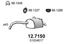 ASSO 12.7150 - Koncový tlmič výfuku