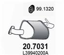 ASSO 20.7031 - Koncový tlmič výfuku