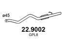 ASSO 22.9002 - Výfukové potrubie