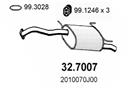 ASSO 32.7007 - Koncový tlmič výfuku